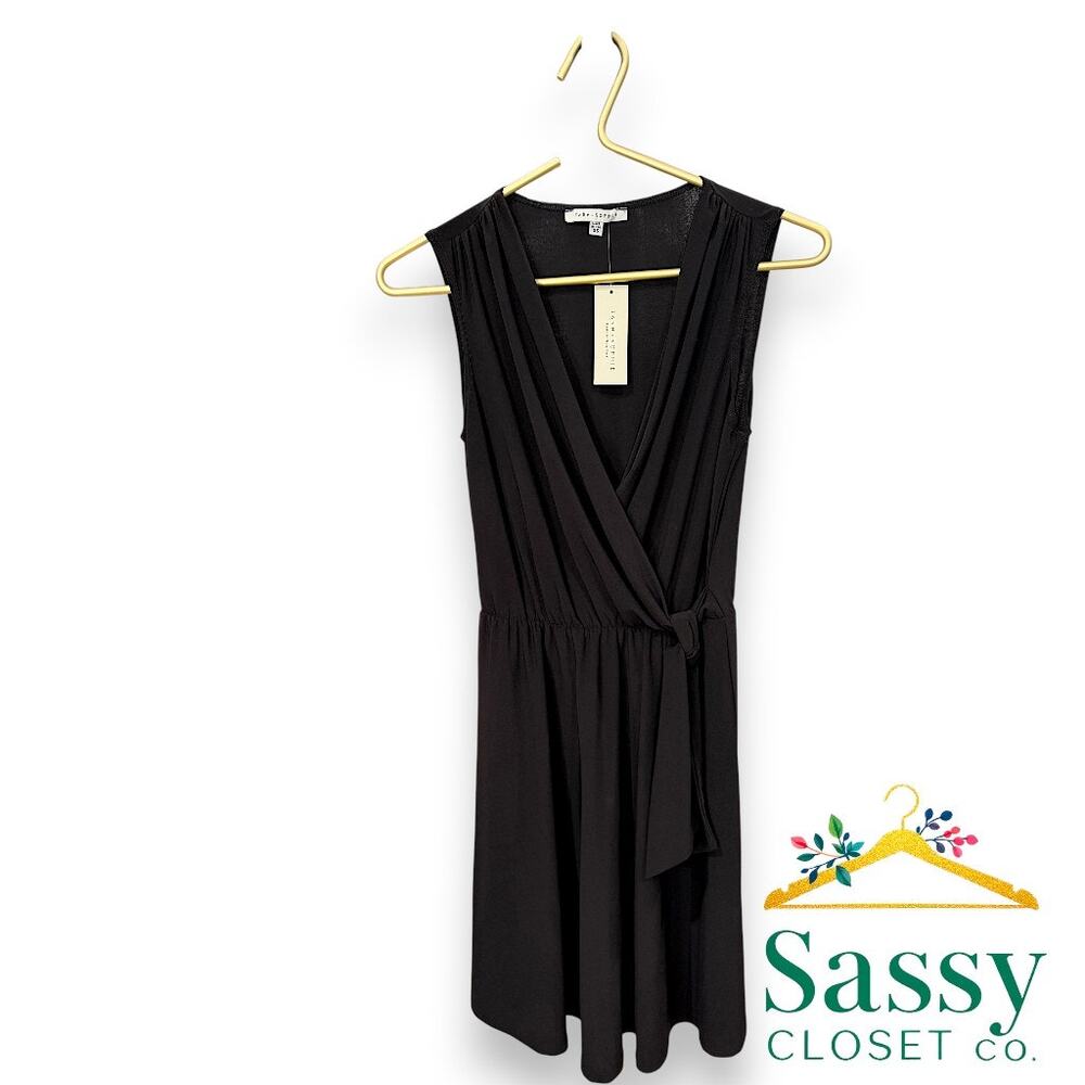 Tash + Sophie Black Sleeveless Sheath Dress NWT XS RN83299